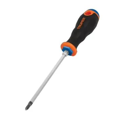 Destornillador De Estrella 1/4" X 8", Comfort Grip Truper