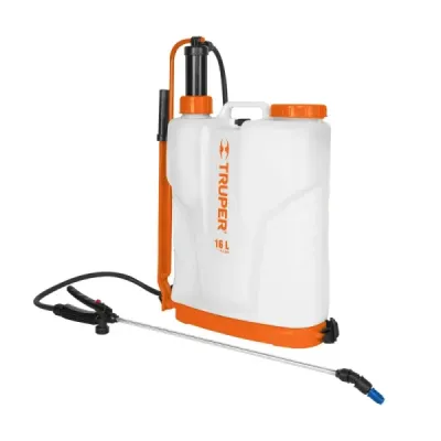 Fumigador Manual Truper 16l Mochila 60psi Bombeo Pistón