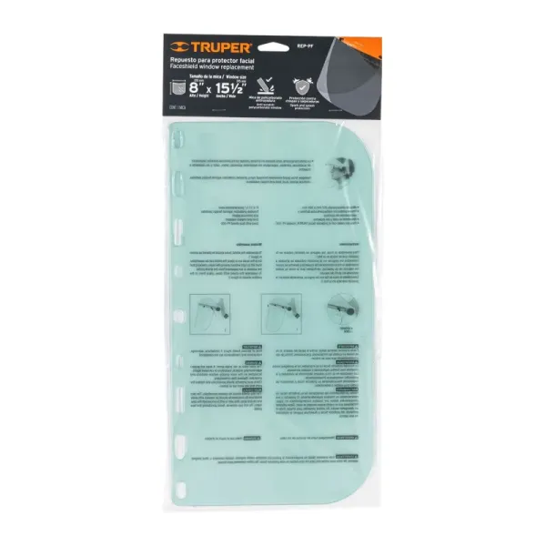 Mica Protectora De Policarbonato Para Careta Truper Pf-500 (REP-PF - 14222)