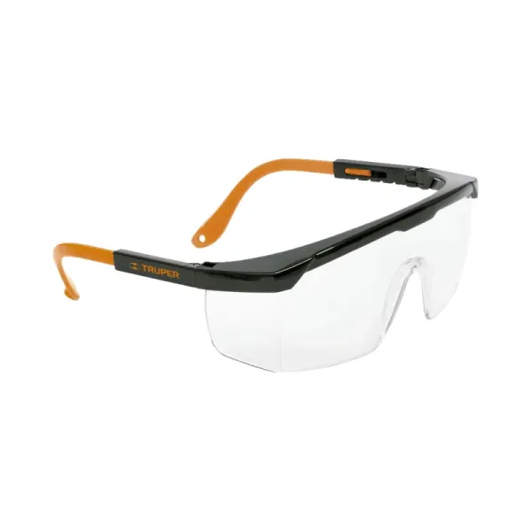Gafas De Seguridad Transparentes Con Patilla Ajustable Truper (LEN-2000 - 14284)