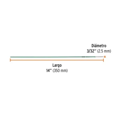 Soldadura Eléctrica E-6013 De 1 Kg, Diámetro 3/32" Truper
