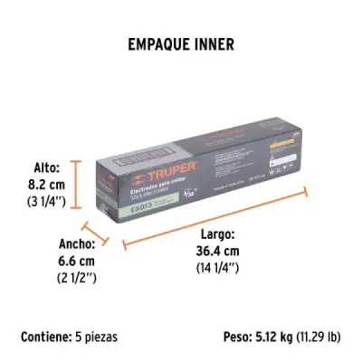 Soldadura Eléctrica E-6013 De 1 Kg, Diámetro 3/32" Truper