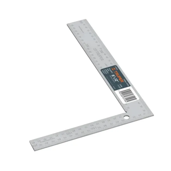 Escuadra Para Cantero De 20 Cm X 30 Cm, Estampada En Acero Truper (E-8X12 - 14386)