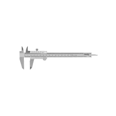 Calibrador Pie De Rey Manual En Acero Inoxidable Y Estuche Truper