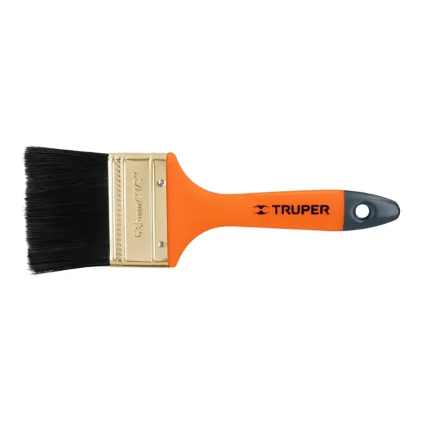 Brocha De 2.1/2" Con Mango De Plástico, Uso Profesional Truper (BRT-2-1/2 - 14484)
