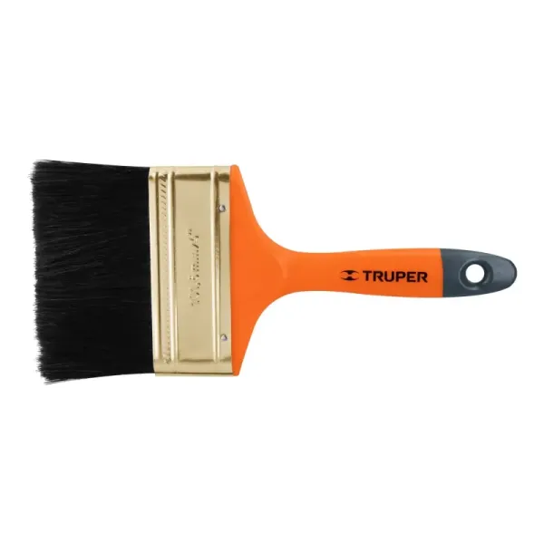 Brocha De 4" Con Mango De Plástico, Uso Profesional Truper (BRT-4 - 14486)