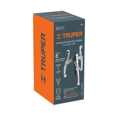 Extractor Reversible De 3 Brazos, 1 Tonelada, Abre 152 Mm Truper