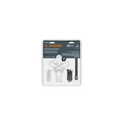 Extractor Pata De Gallo De Cabeza 5/8", Incluye 15 Piezas Truper