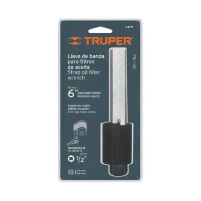 Llave De Banda De Nylon Para Filtro De Aceite, Hasta 152 Mm Truper