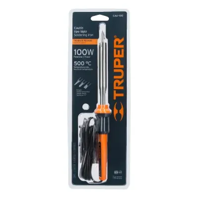 Cautín Tipo Lápiz De 60 W Profesional, Incluye Accesorios Truper