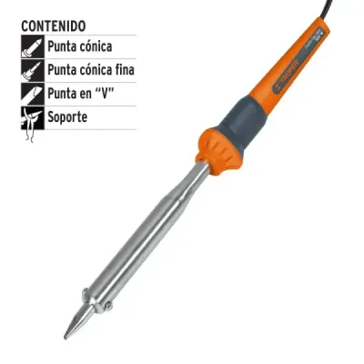 Cautín Tipo Lápiz De 60 W Profesional, Incluye Accesorios Truper
