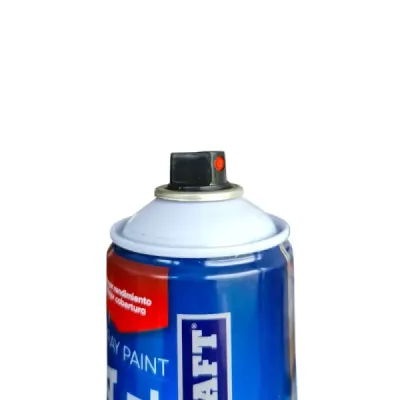 Pintura Aerosol Blanco Mate Toolcraft 400 Ml Sin Plomo