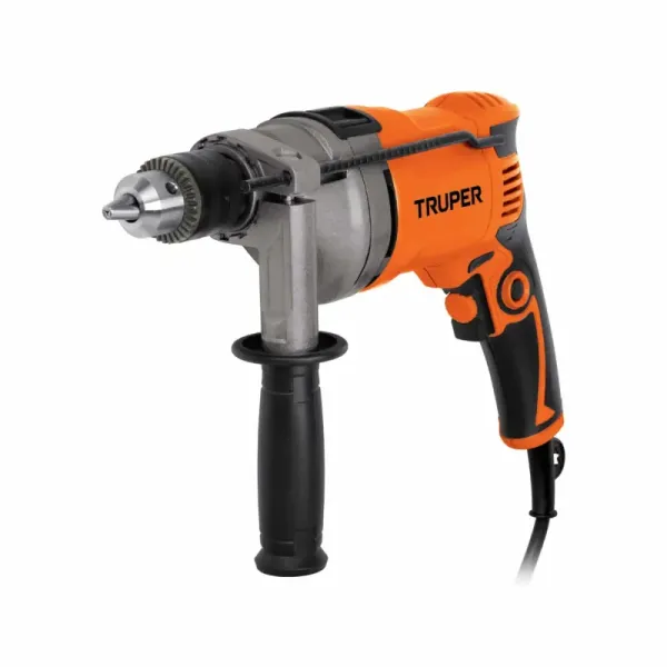 Taladro Percutor 1/2" Reversible 750 W Con Mango De Apoyo Truper (ROTO-1/2A9 - 14659)