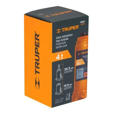 Gato Botella 4 Toneladas Truper Uso Vertical Horizontal
