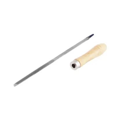 Lima Triángulo Doble De 7' Toolcraft Con Mango Desmontable
