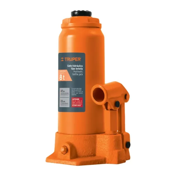 Gato Botella 8 Toneladas Para Uso Vertical Y Horizontal Truper (GAT-8 - 14816)