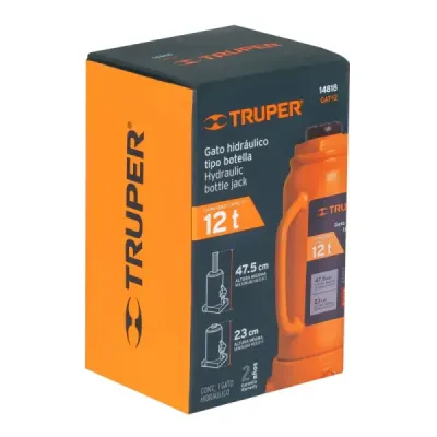 Gato Botella 12 Toneladas Para Uso Vertical Y Horizontal Truper