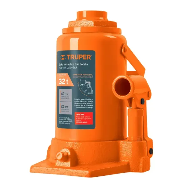Gato Botella 32 Toneladas Para Uso Vertical Y Horizontal Truper (GAT-32 - 14819)
