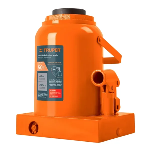 Gato Botella 50 Toneladas Para Uso Vertical Y Horizontal Truper (GAT-50 - 14821)