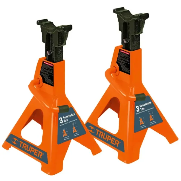 Torres Bloqueo Elevador 3 Toneladas Truper Altura 29-43cm (TORAU-3 - 14843)
