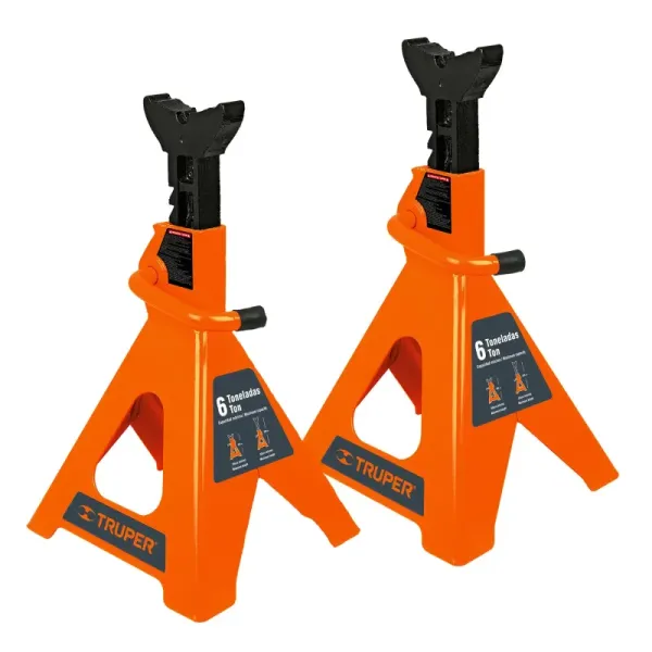 Torres Bloqueo Elevador 6 Toneladas Truper Altura 40-62cm (TORAU-6 - 14845)