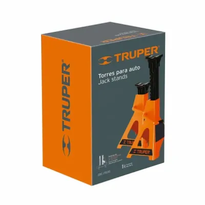 Torres Bloqueo Elevador 6 Toneladas Truper Altura 40-62cm
