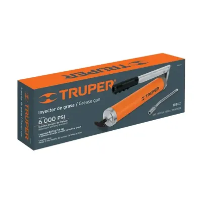 Inyector De Grasa De 14 Oz Y 6.000 Psi Con Extensión Rígida Truper