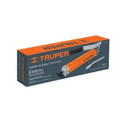 Inyector De Grasa De 14 Oz Y 8.000 Psi Con Extensión Rígida Truper