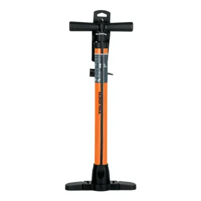 Bomba Manual Para Bicicleta En Acero Inoxidable Con Válvulas Truper
