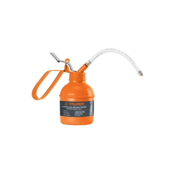 Aceitera De 300 Ml Con Manguera Flexible Y Boquilla De Latón Truper (ACEF-300 - 14872)