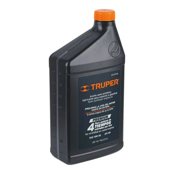 Aceite Semi-Sintético 946 Ml Para Generadores Y Cuatrimotos Truper (ACT-4T-32 - 14929)