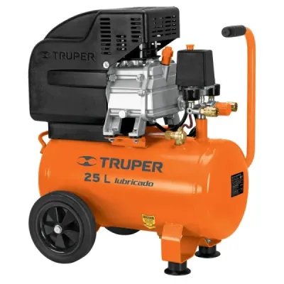 Compresor De Aire De 3 Hp, 25 Litros Con Bobina De Cobre Truper