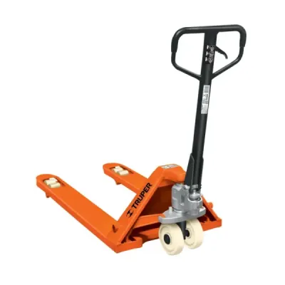 Estibador Manual De 3 Toneladas Con Ruedas De Nylon Truper