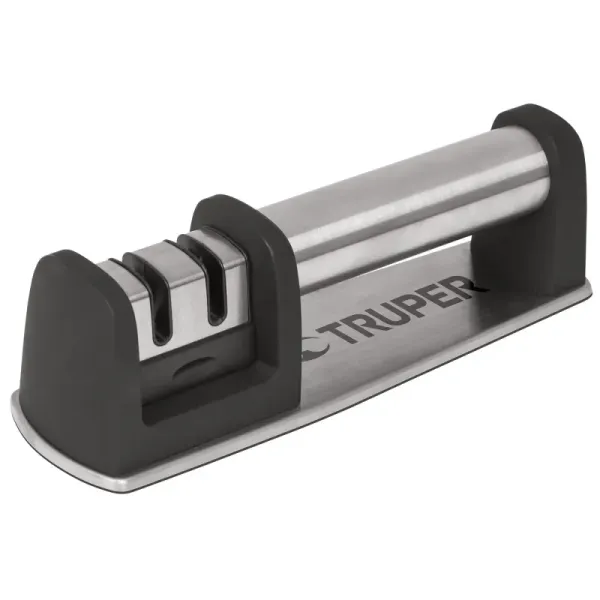 Afilador De Cuchillos Profesional En Acero Inoxidable Y Abs Truper (AFI-CUX - 15147)