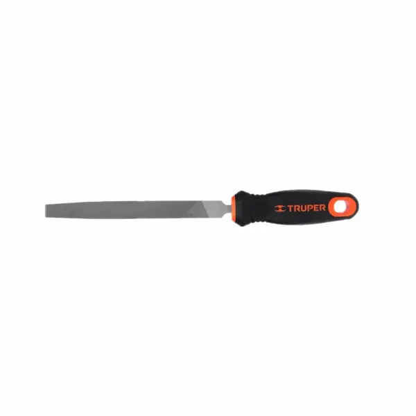 Lima Plana Bastarda De 6", Mango Comfort Grip Truper (LPB-6T - 15309)