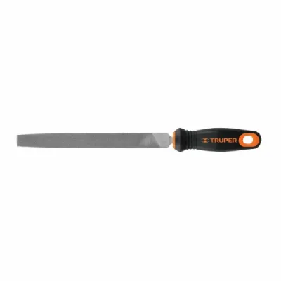 Lima Plana Bastarda De 8", Mango Comfort Grip Truper