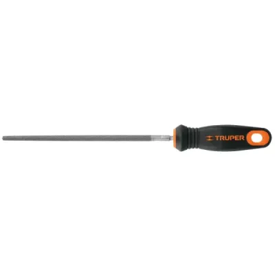 Lima Redonda Bastarda De 8", Mango Comfort Grip Truper