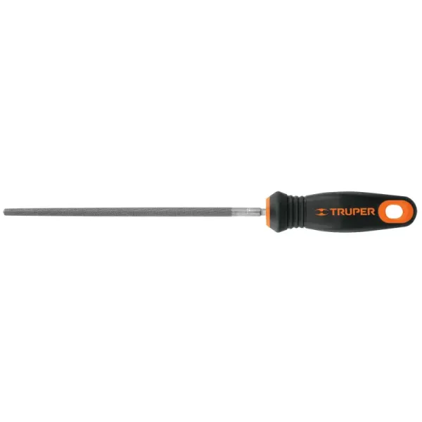 Lima Redonda Bastarda De 8", Mango Comfort Grip Truper (LRB-8T - 15316)
