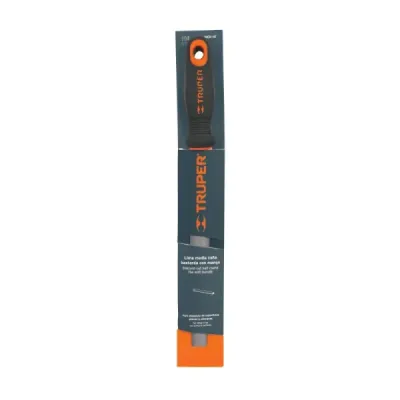 Lima Media Caña Bastarda De 6", Mango Comfort Grip Truper