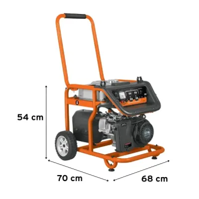 Generador Eléctrico A Gasolina Portátil 6.5 Hp, 195 Cc, 18 L Truper