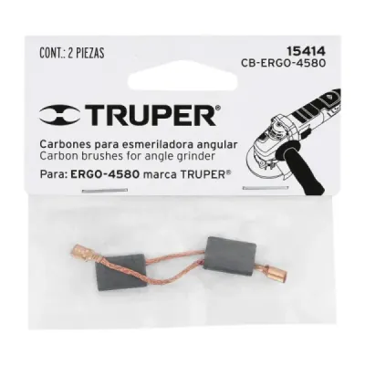 2 Carbones Para Pulidora Angular Truper Esma-4580