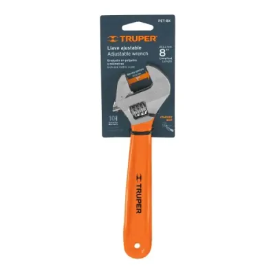 Llave Expansiva De 8" Mango Pvc Con Apertura De 1" Truper