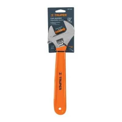 Llave Expansiva De 12" Mango Pvc Con Apertura De 1.1/2" Truper