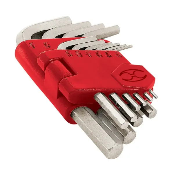 Juego De 10 Llaves Bristol O Allen En Pulgadas Con Estuche Truper (ALL-10P - 15539)