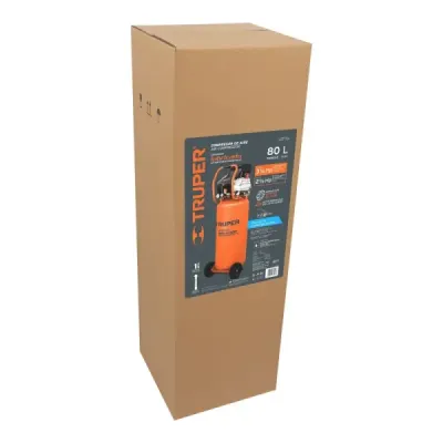 Compresor Vertical Lubricado De 80 Litros, 120 V Y 3.1/2 Hp Truper
