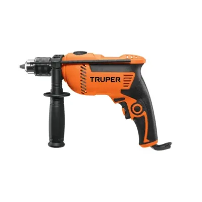 Taladro Percutor 1/2" Reversible 650 W Con Mango De Apoyo Truper