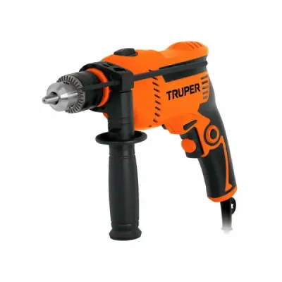 Taladro Percutor 1/2" Reversible 650 W Con Mango De Apoyo Truper