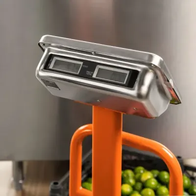 Báscula De Plataforma Plegable 100 Kg Recargable Con Display Truper